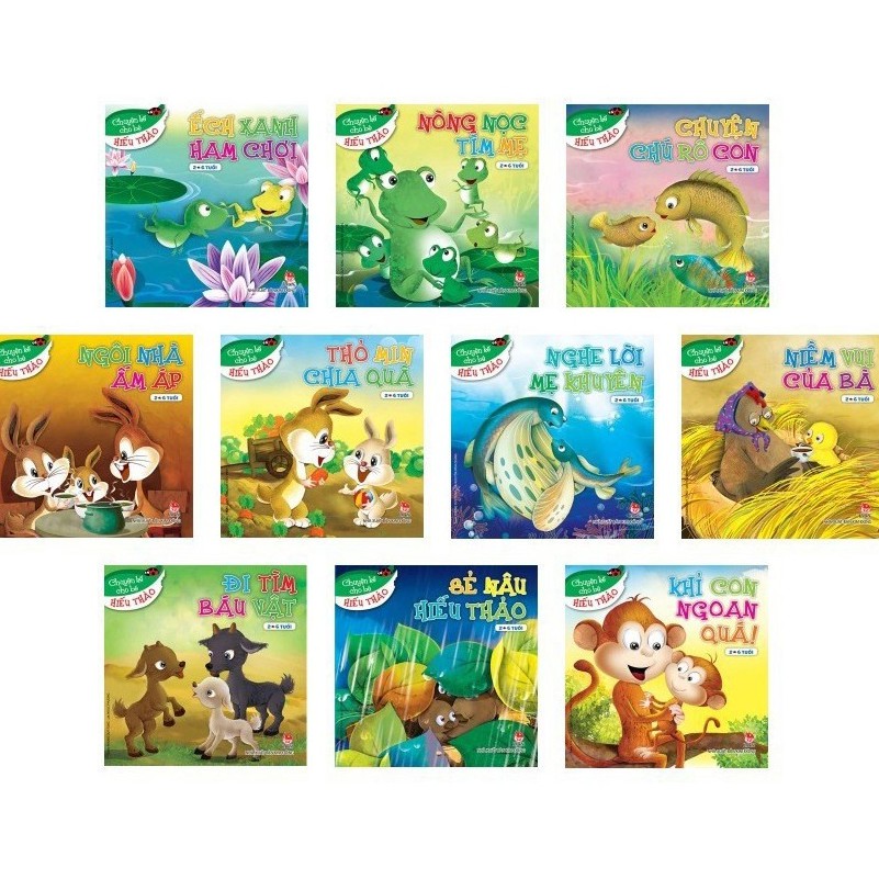 Sách - Chuyện kể cho bé hiếu thảo (Bộ 10 cuốn)