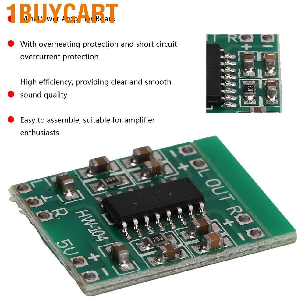 1 Bảng Mạch Khuếch Đại Âm Thanh Pam8403 2x3w Class D 2.5 Tase 5v