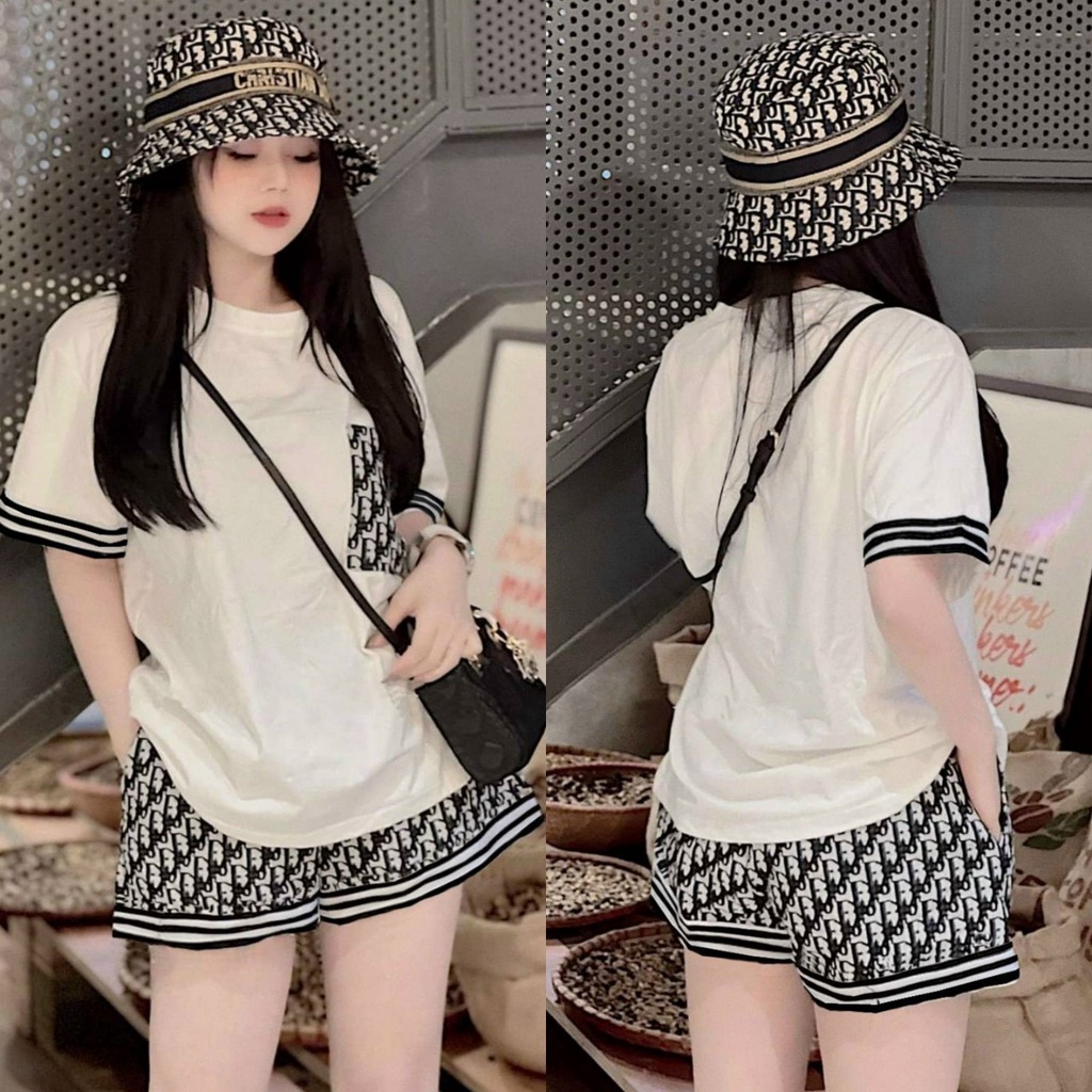BỘ SHORT IN THÊU 3D CAO CẤP TT025 _HÀNG XUẤT NHẬT-HÀN