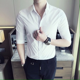 [THANH LÝ NGHỈ BÁN] Sơ mi nam cotton lụa