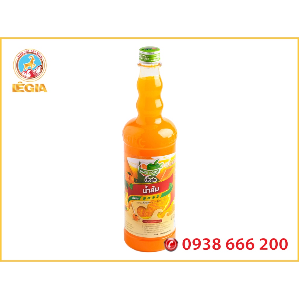 SIRO THÁI NHIỀU MÙI 760ML - DING FONG MIX SYRUP