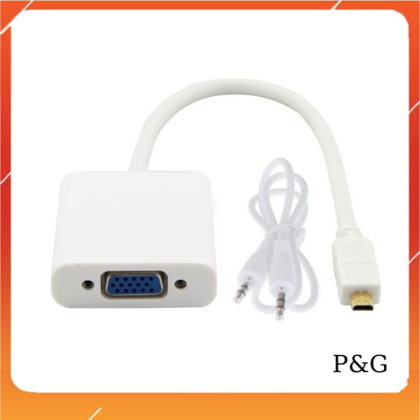 Cáp chuyển đổi HDMI sang VGA có âm thanh, HDMI to vga có âm thanh, dây chuyển từ hdmi sang vga, dây kết nối máy chiếu