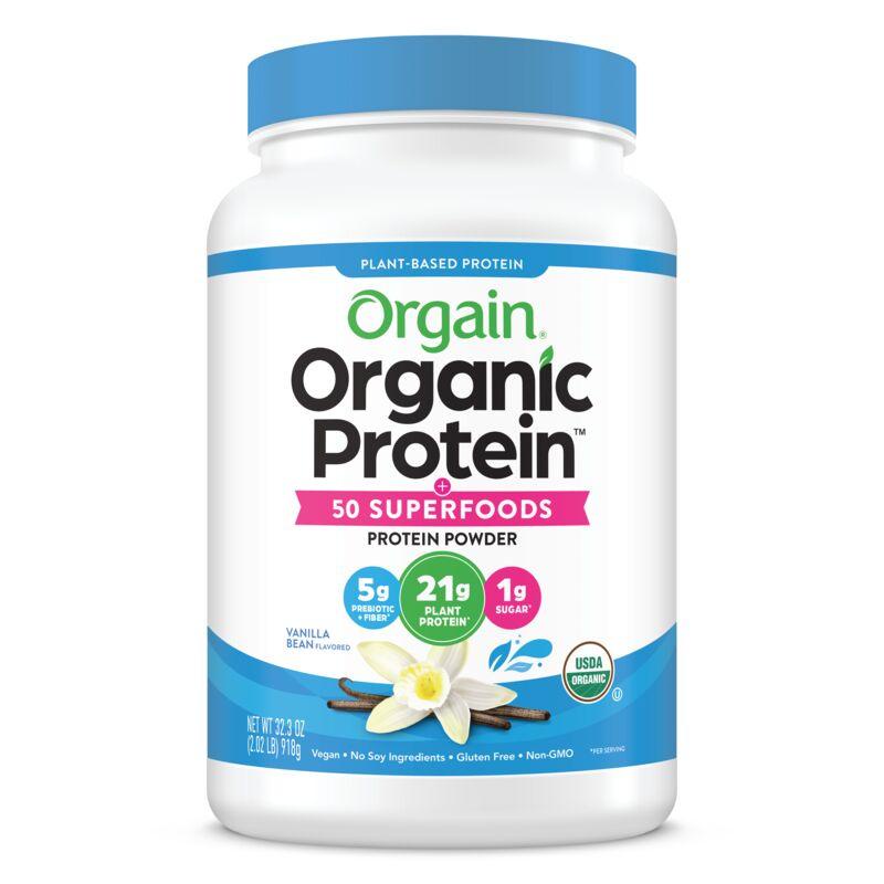Orgain Organic Protein Bột Uống + Làm Bánh, Pha Sữa - Made In USA