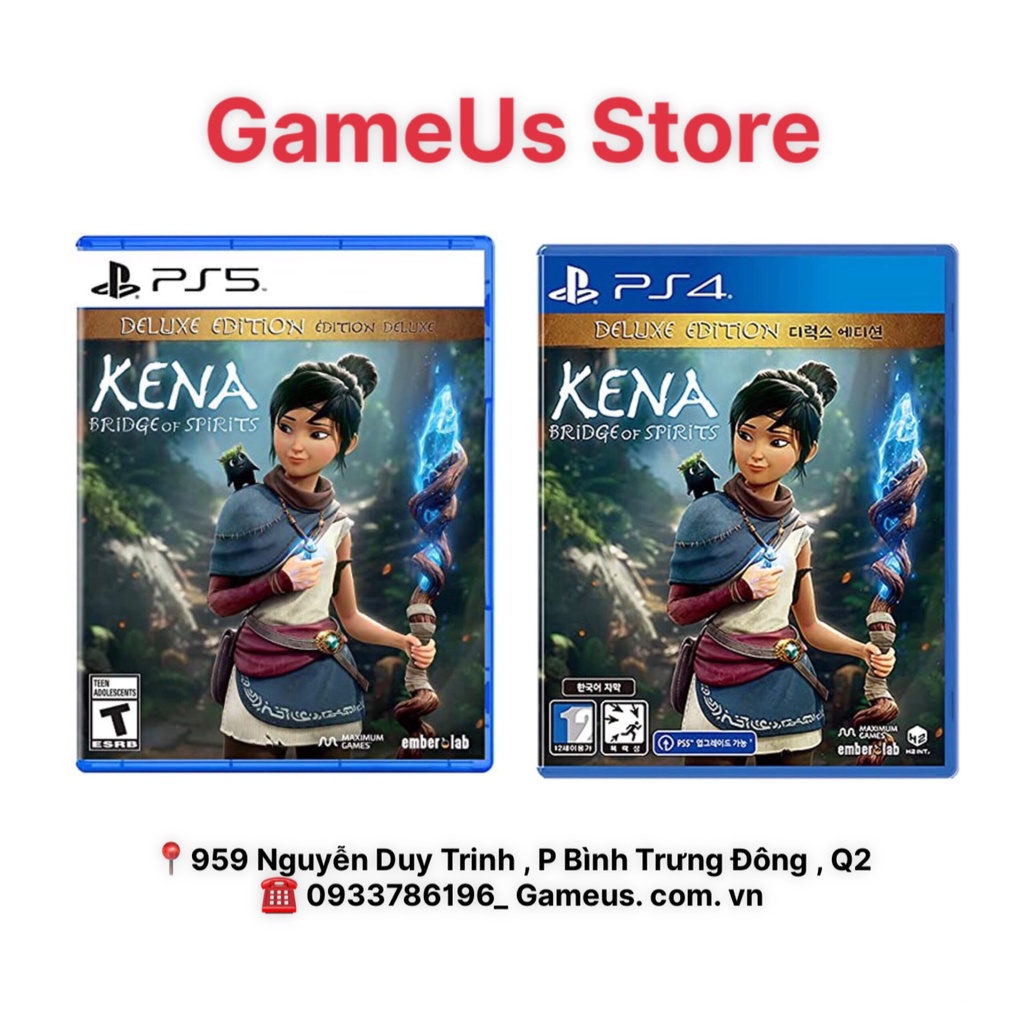 Đĩa Game PS5 / Ps4 Kena: Bridge of Spirits - Deluxe Edition HỆ US