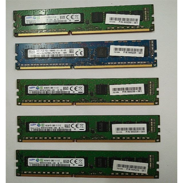 Ram3 8G buss 1600 PC tháo máy bộ, samsung,hynix,elipda,Micron,kington | WebRaoVat - webraovat.net.vn