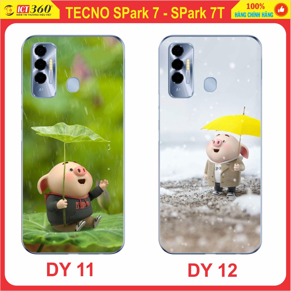 Ốp lưng kính TECNO SPark 7 - SPark 7T - Nhận in ảnh theo yêu cầu