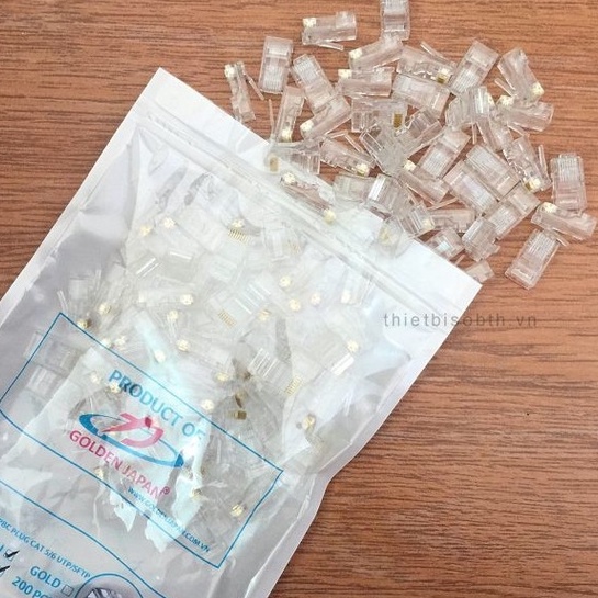 Hạt mạng RJ45 Golden Japan nhân đồng chất lượng tốt