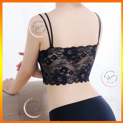 Áo Bra Ren Hoa Lá Hai Dây Quyến Rũ Siêu Xinh