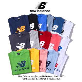 🔥Toàn Bộ Cửa Hàng Miễn Phí Vận Chuyển🔥New Balance Áo Thun Thể Thao Tay Ngắn Cổ Tròn Dáng Rộng Vải Cotton In Họa Tiết Thời Trang Cá Tính Cho Nam Nữ
