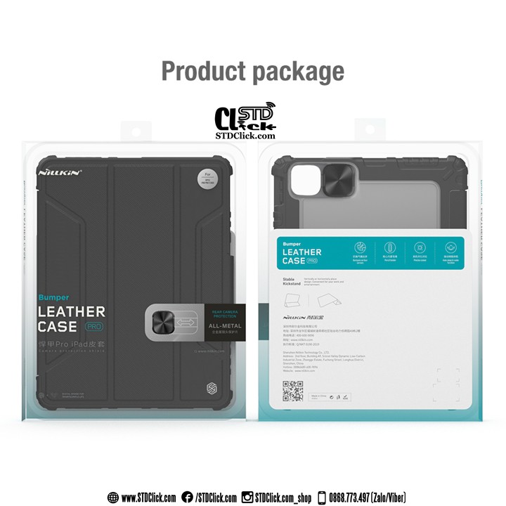 BAO DA IPAD AIR 4 2020 - AIR 10.9 - PRO 11 2020 NILLKIN BUMPER PRO CAMSHIELD CHÍNH HÃNG [NEW SALEOFF] | BigBuy360 - bigbuy360.vn
