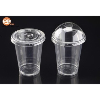 Sỉ 100 cốc nhựa PET 400ml-500ml dùng 1 lần