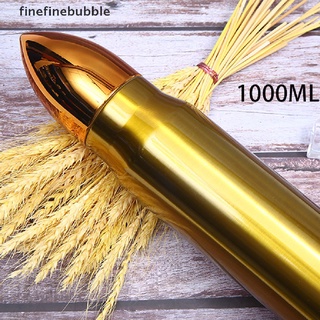 Bình nước giữ nhiệt hình viên đạn màu vàng bằng thép không gỉ