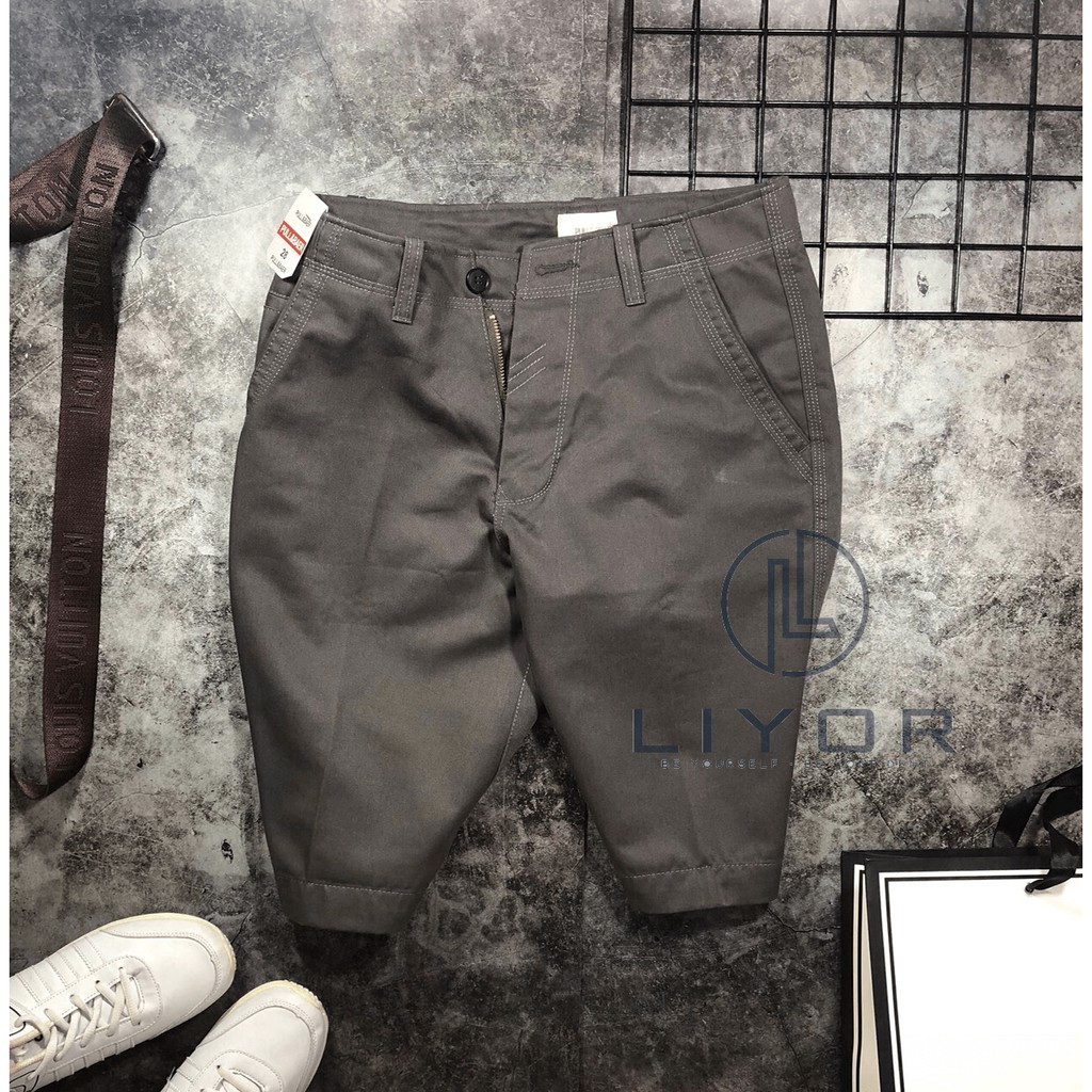 Quần short kaki nam trơn năng động - Liyor - QKK003 | BigBuy360 - bigbuy360.vn
