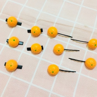 Kẹp tóc quả cam siêu đáng yêu cho bé