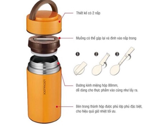 Phích u cháo 750ml giá cũ 750 giảm còn 420k