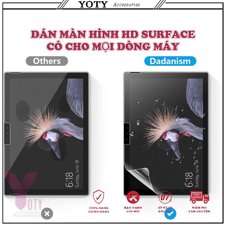 Dán màn hình HD cho Surface Pro 3,4,5,6,7 , Surface go , Surface go 2 | BigBuy360 - bigbuy360.vn