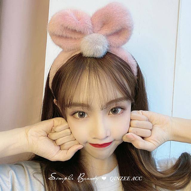 【Elly Store】 Băng đô rửa mặt hình tai chuột Mickey dễ thương phong cách Hàn Quốc cho nữ jGU1