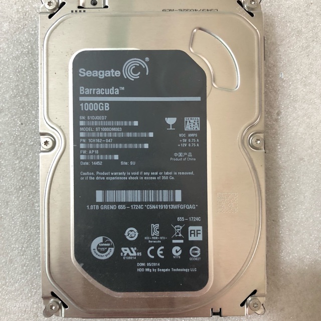 Ổ cứng SEAGATE 1000GB DESKTOP HĐ 1TB mỏng