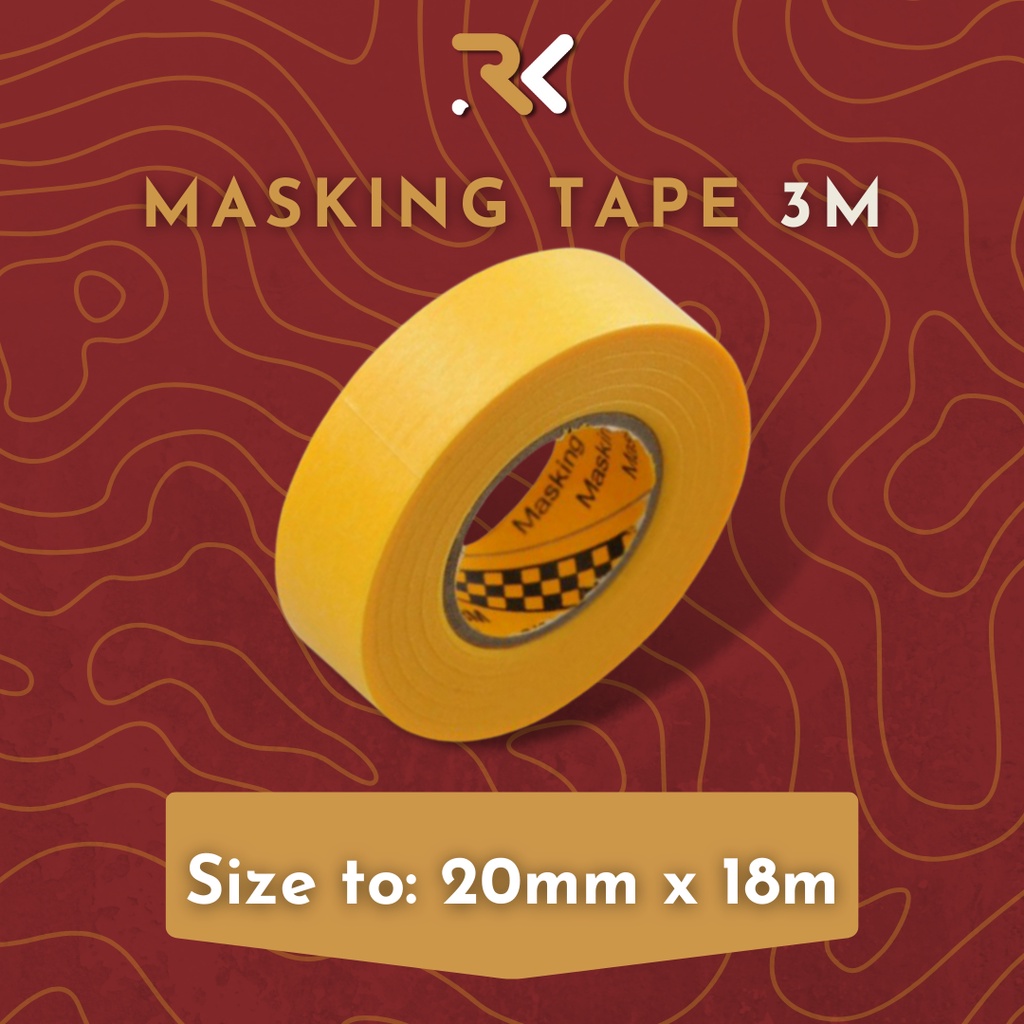 Masking Tape 3M | Tape mod 3M | Băng keo giấy 3M 243J Plus | Rekeyboard