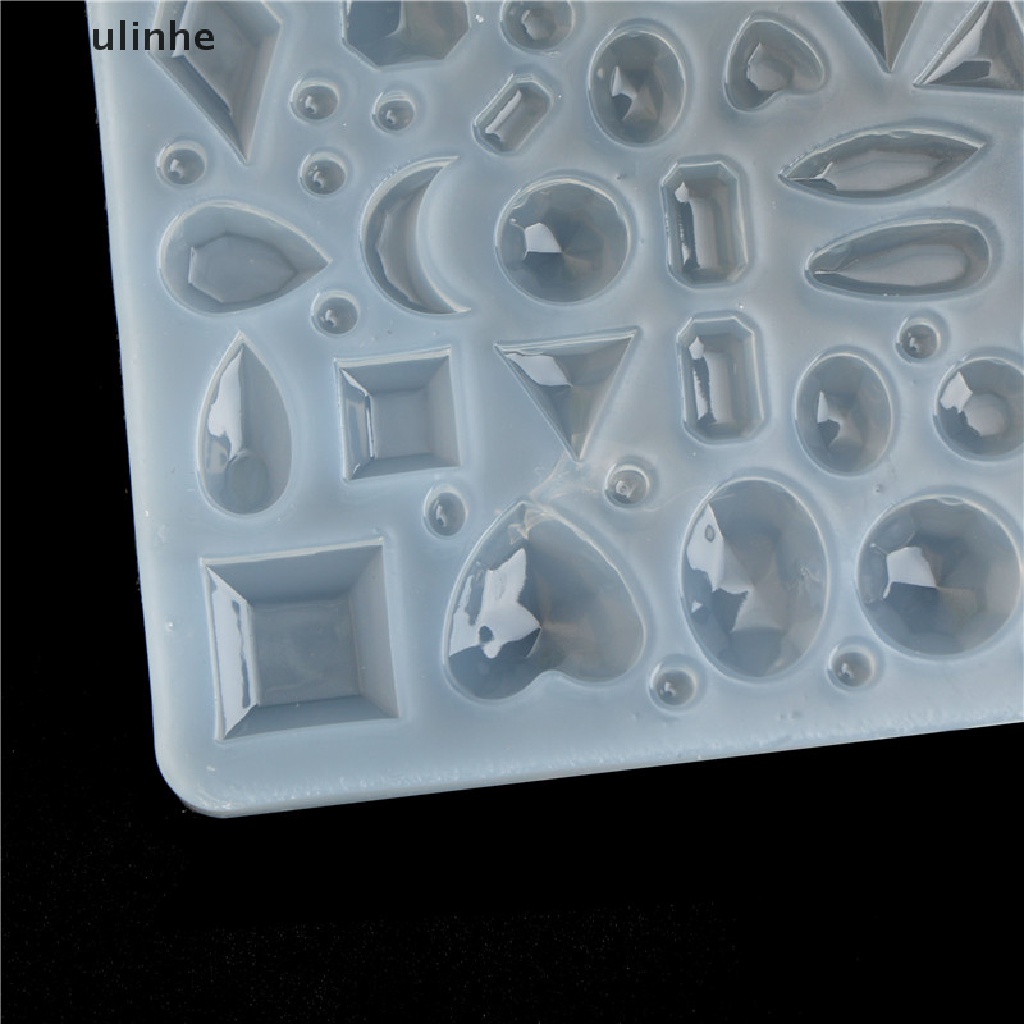 Khuôn silicone Làm Trang Sức Nhựa Epoxy Hình Oval / Trái Tim / Giọt Nước