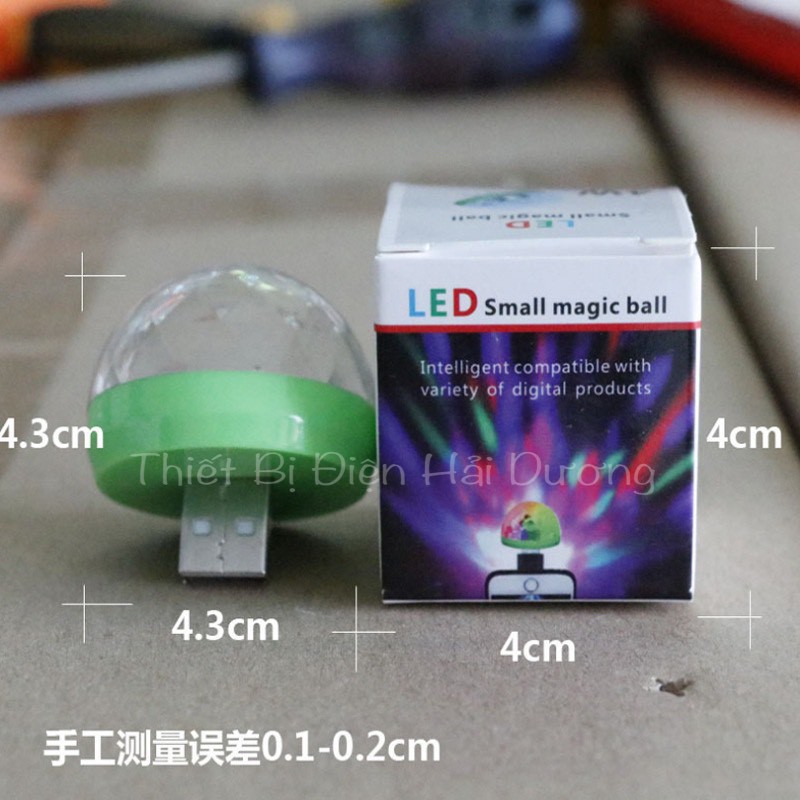 Đèn Led Vũ Trường USB Cảm Ứng Theo Nhạc
