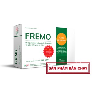 FREMO - Giảm mỡ máu, gan nhiễm mỡ