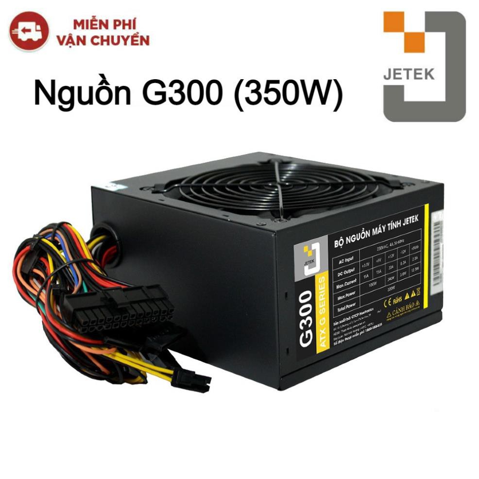 Nguồn máy tính JETEK G300 (300W) - Hàng chính hãng new 100%