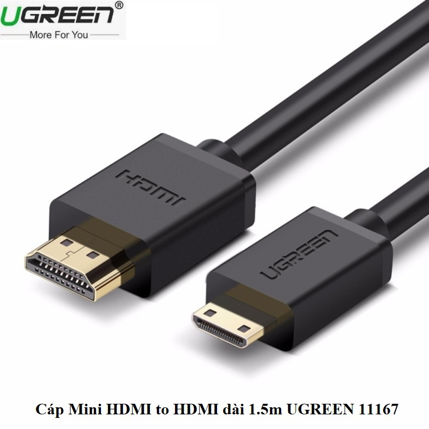 Cáp Mini HDMI To HDMI 1.5M Chính Hãng Ugreen - 11167