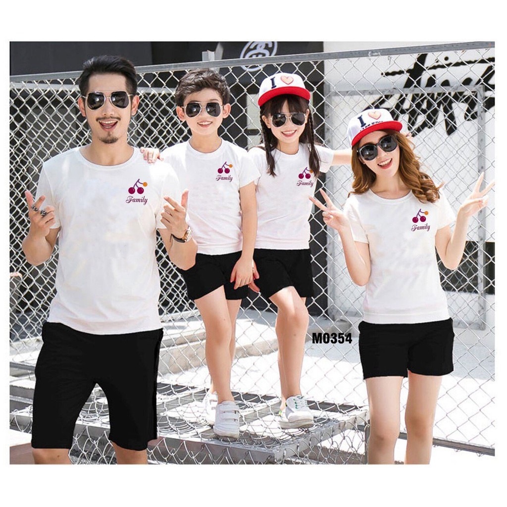 Combo 4 bộ đồ cặp gia đình