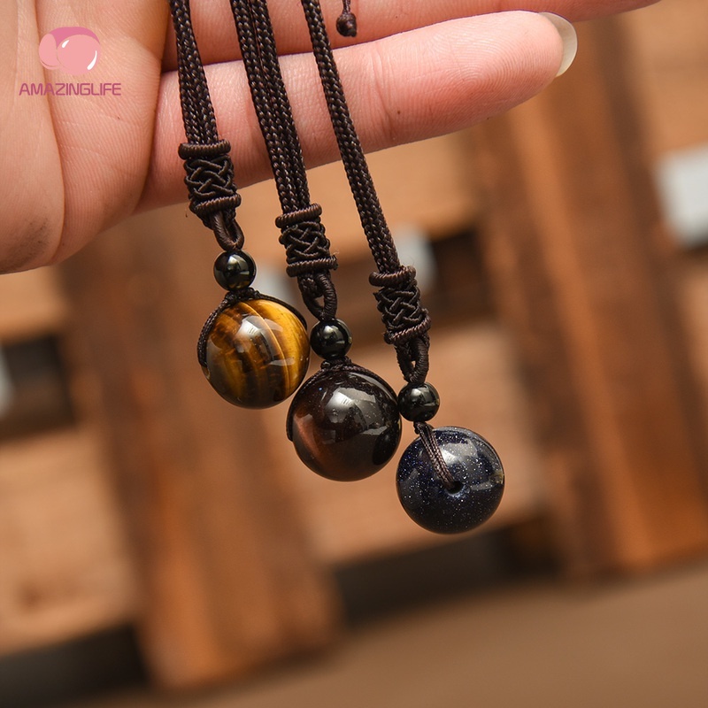 Vòng Tay Chuỗi Hạt Đá Mắt Hổ 8mm Dành Cho Nam Và Nữ