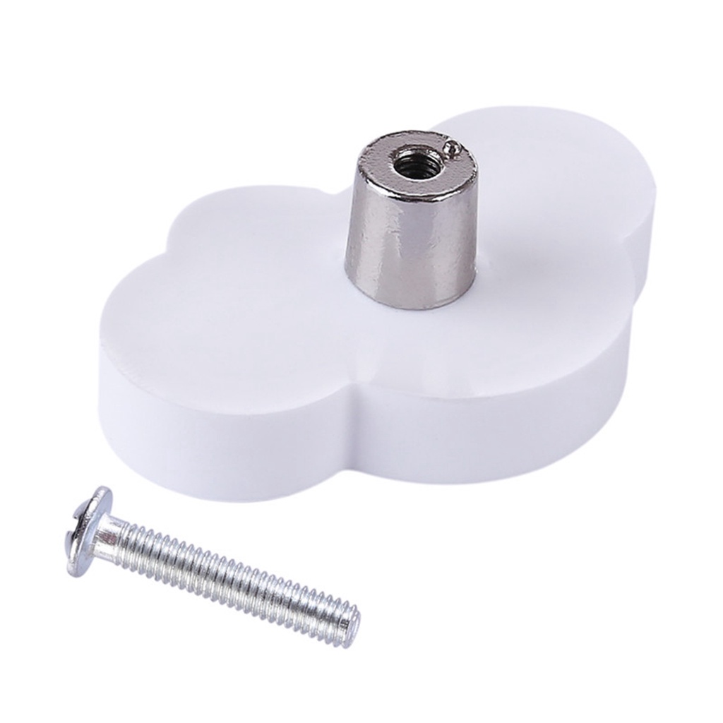 HCHCSet 2/4/6/10 tay nắm cửa tủ đồ nội thất hình đám mây nhiều màu cho phòng trẻ em