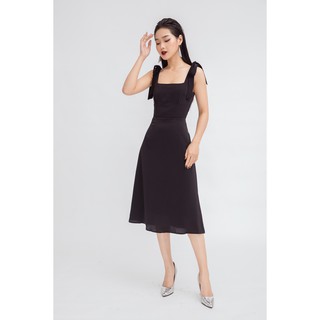 Đầm 2 dây thắt nơ - 20Again - DDA0070