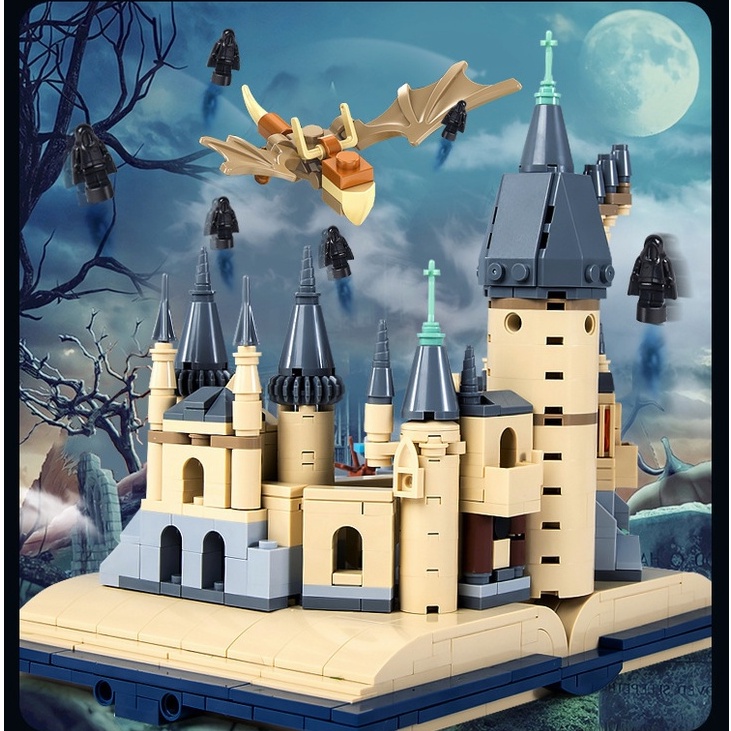 Mô Hình Lắp Ráp Lâu Đài Hogwarts 13010 Trong Phim Harry Potter