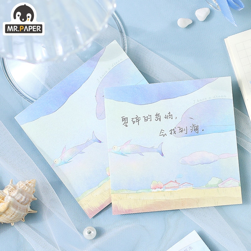 4 Kiểu dáng 100 chiếc / cuốn sách Ins Style Alice Dreamland Series Loose Leaf Memo Pads Sáng tạo Tự làm Tài khoản Tay Tài khoản Trang trí Vật liệu trang trí