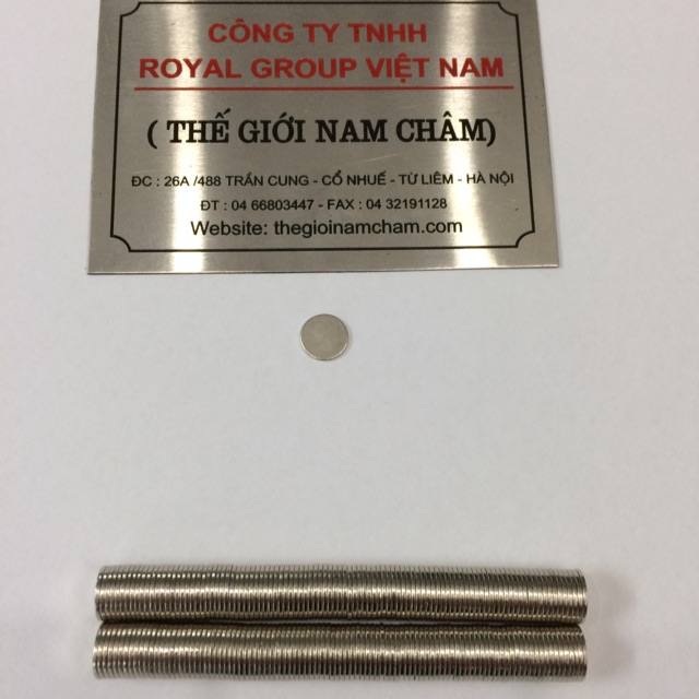 Nam châm viên 10x1mm