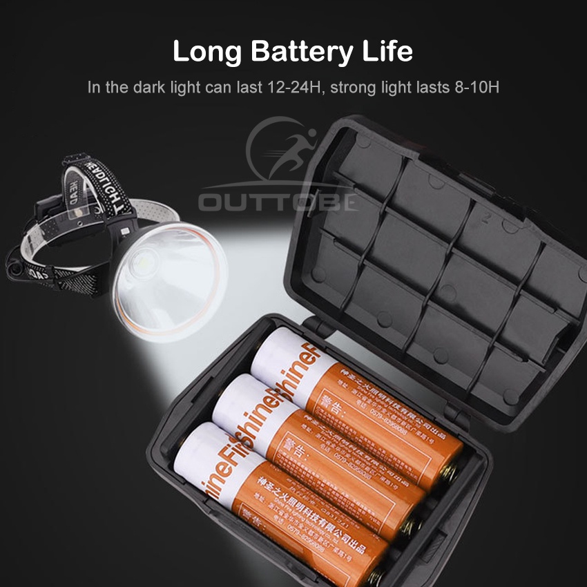 Đèn LED Đội Đầu Sạc Cổng USB Dùng Cho Hoạt Động Ngoài Trời