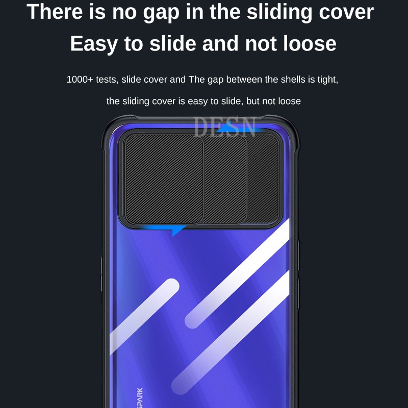 Ốp Điện Thoại Mềm Trong Suốt Chống Sốc Cho Tecno Spark 6 Go Air Spark Go 2020 Pova KD7 G80