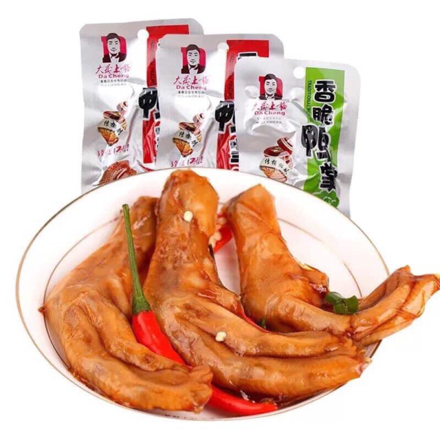 Bịch 30 Chân Đùi Cánh Vịt Đỏ Xanh Cay Dacheng Ăn Liền - Ăn Vặt Ngon - Bách hóa HÀ NỘI