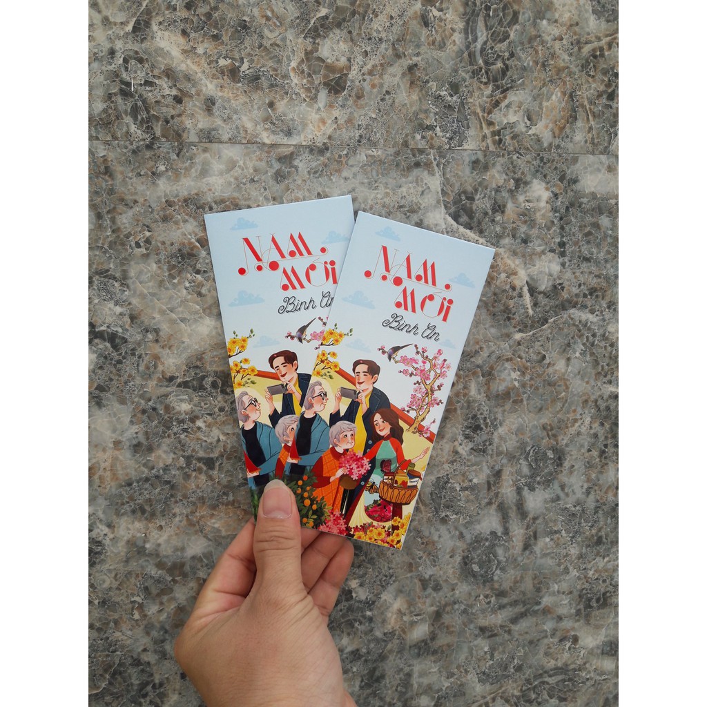 BỘ 10 BAO LÌ XÌ MIX 5 MẪU BẤT KÌ | BigBuy360 - bigbuy360.vn