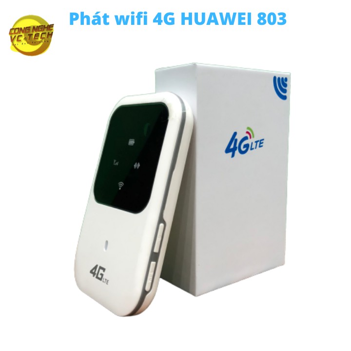 [Mã 11ELSALE hoàn 7% đơn 300K] Bộ Phát Wifi 4G LTE/ 3G Huawei RS803 (150Mbps) - Hàng chính hãng-Bảo hành đổi mới 100%