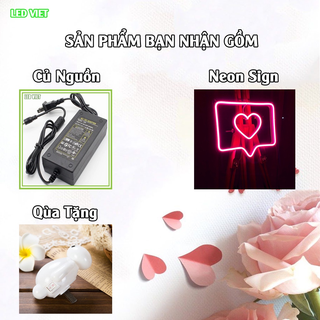 Đèn led neon trang trí mẫu butterfly