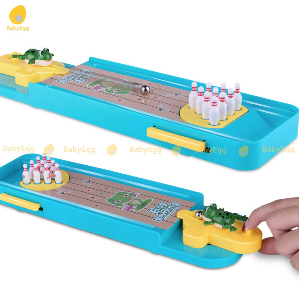 Ếch bắn bi bowling tương tác nhóm gia đình cho trẻ em bé trai bé gái đồ chơi trẻ em cho bé 3 4 5 6 7 8 tuổi Frog Bowling