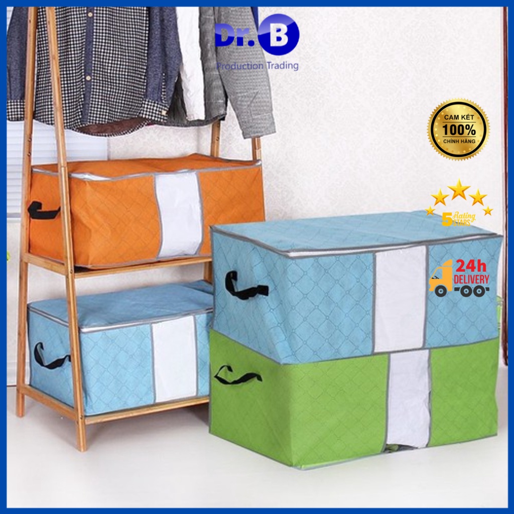 Túi đựng  than hoạt tính, đựng chăn màn quần áo bằng vải sợi không dệt Giadungdrb