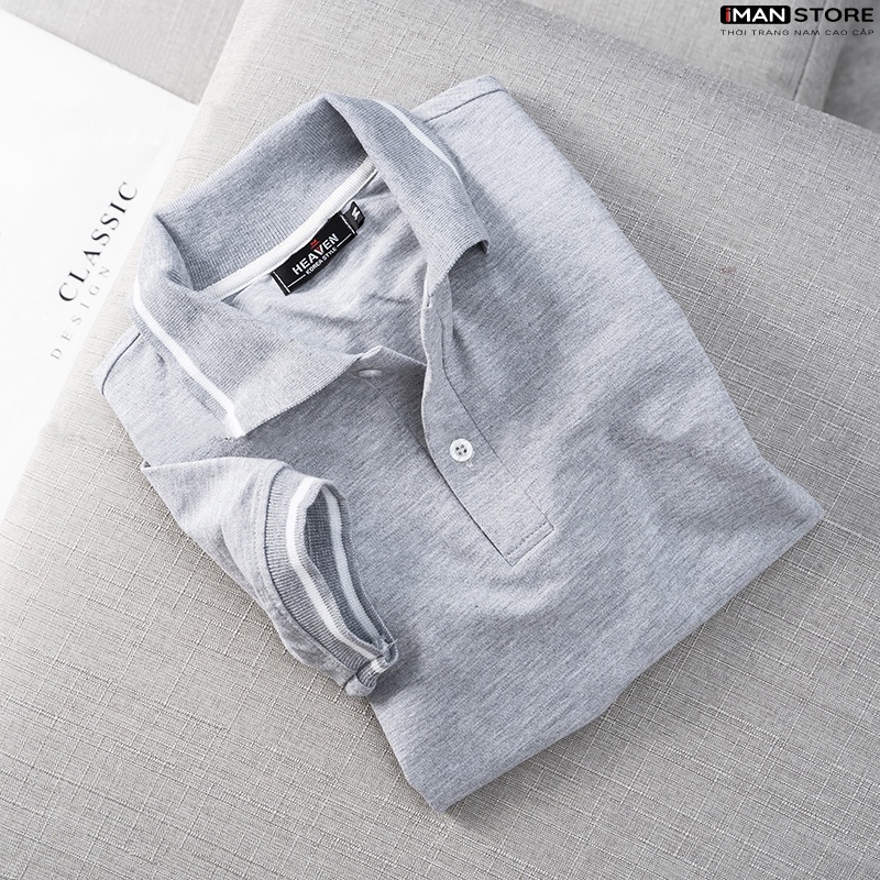 Áo POLO Nam Viền Cổ Bẻ iMan Store, Áo Polo Đôi Nam Nữ Chất Vải Mềm Mịn, Bền Đẹp Thoáng Mát