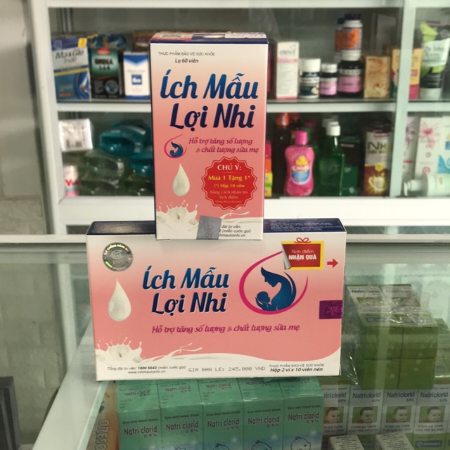 ÍCH MẪU LỢI NHI - kích thích tăng tiết sữa cho mẹ - Có tem tích điểm chính hãng