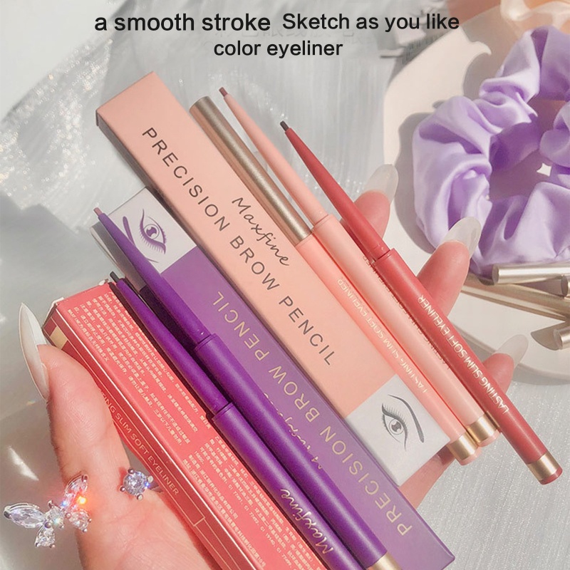 Bút Kẻ Mắt Chống Nước Màu Lì Tự Nhiên Lâu Trôi brroa