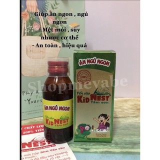 Yến sào KID NEST Tâm Sen  -Ăn ngon miệng ,nhanh hết biếng ăn (Lọ 120ml)