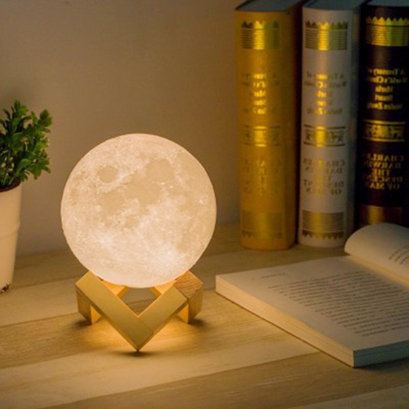 Đèn ngủ mặt trăng Medita Moon Lamp 3D 2020  Hàng Cao Cấp
