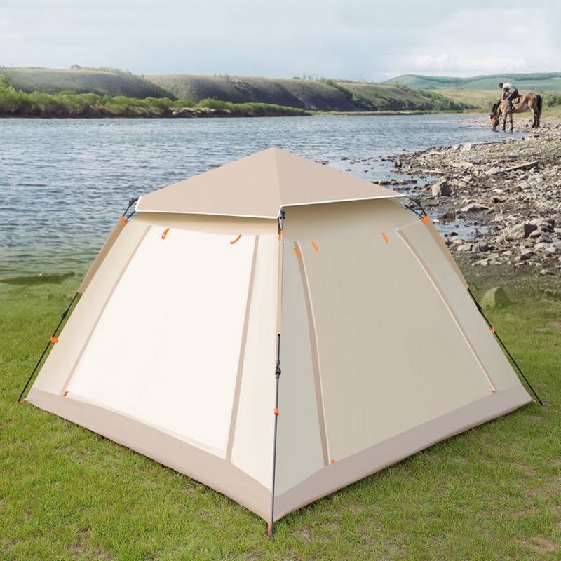 Lều Cắm Trại Dã Ngoại Du Lịch Camping Chống Mưa Chống Tia UV Kích Thước 240x240x155cm