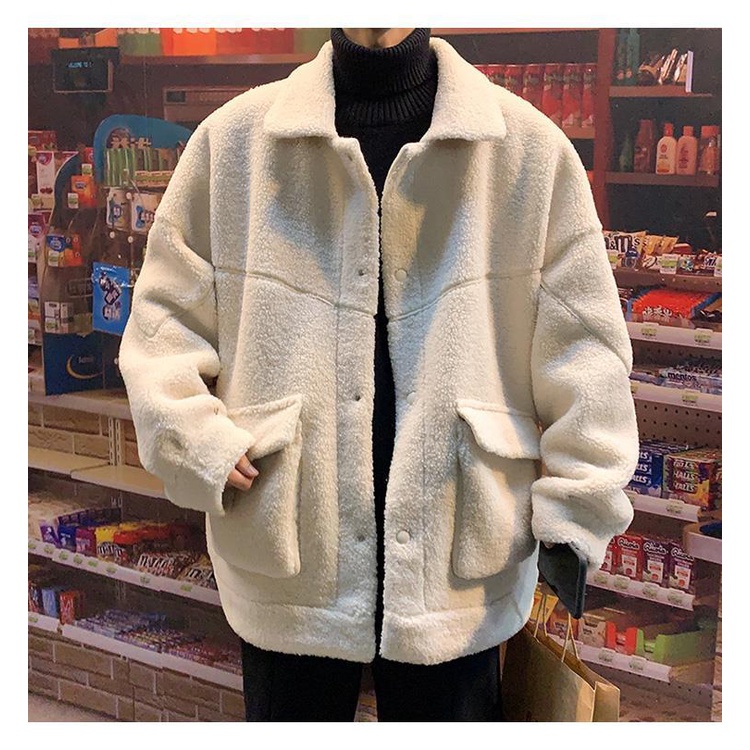 Áo khoác nam dáng rộng thời trang phong cách Hàn Quốc